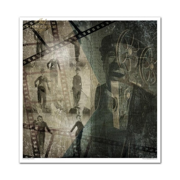 Scrapbookingpapier SLS-032 ''Magic of Cinema''