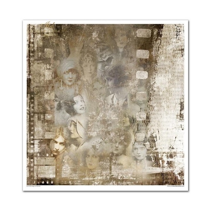 Scrapbookingpapier SLS-032 ''Magic of Cinema''