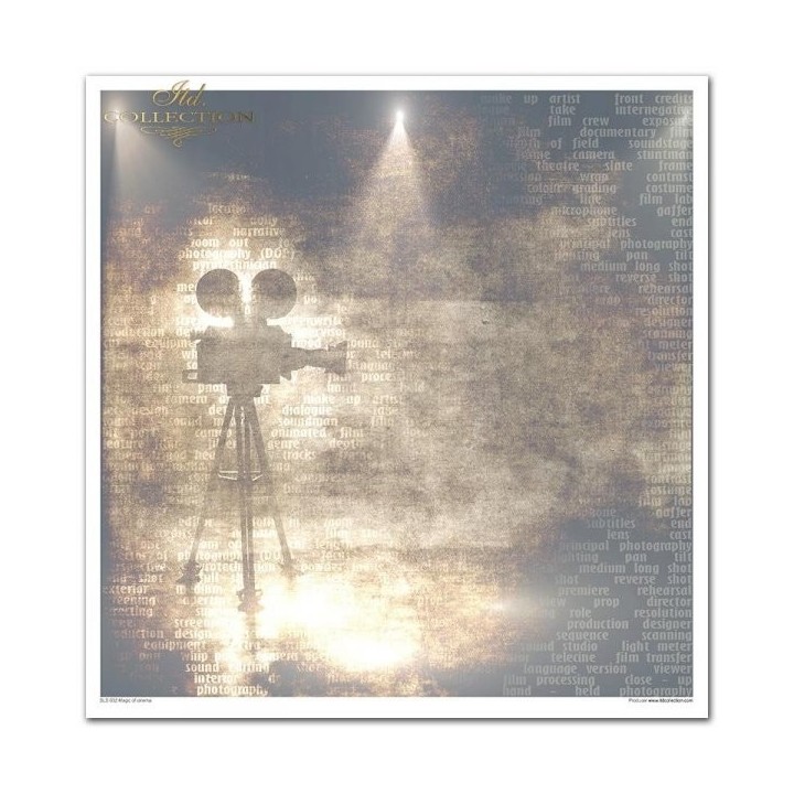 Scrapbookingpapier SLS-032 ''Magic of Cinema''