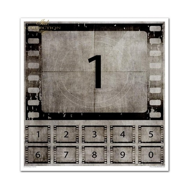 Scrapbookingpapier SLS-032 ''Magic of Cinema''