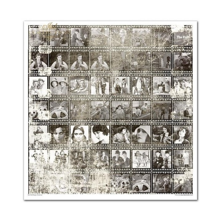 Scrapbookingpapier SLS-032 ''Magic of Cinema''