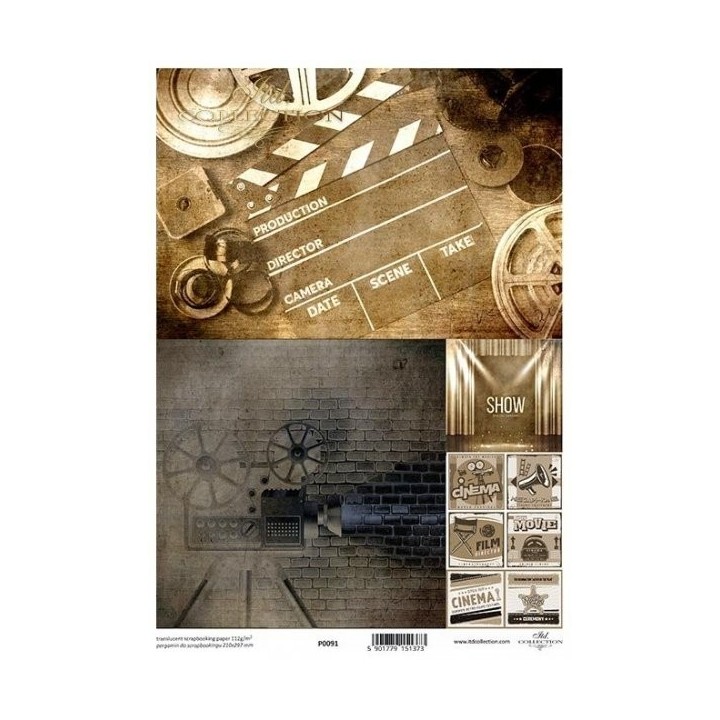 Translucent scrapbookpapier P0091