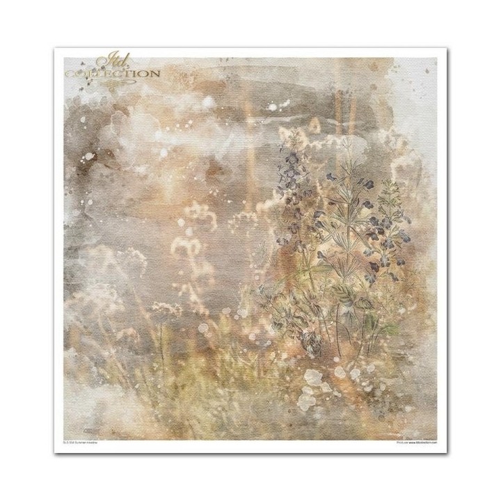 Scrapbookingpapier SLS-034 ''Zomerweide''