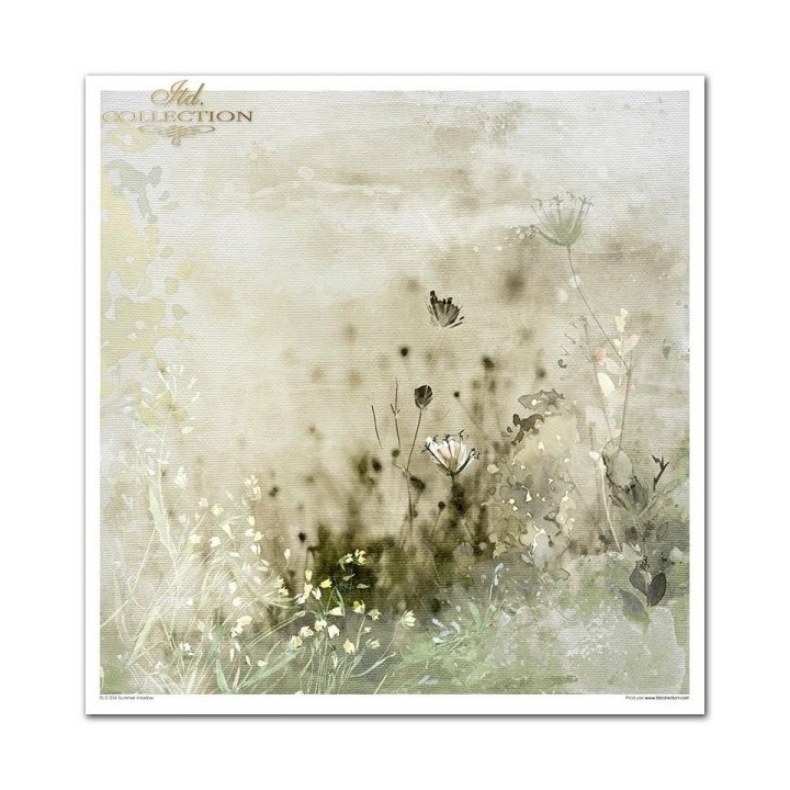 Scrapbookingpapier SLS-034 ''Zomerweide''