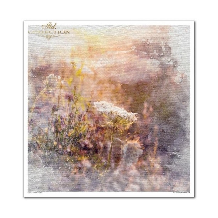 Scrapbookingpapier SLS-034 ''Zomerweide''