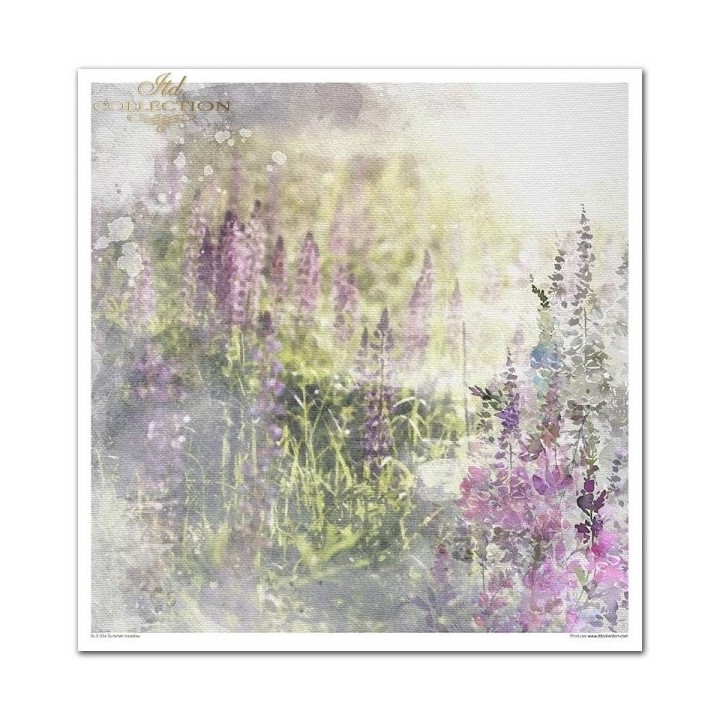 Scrapbookingpapier SLS-034 ''Zomerweide''