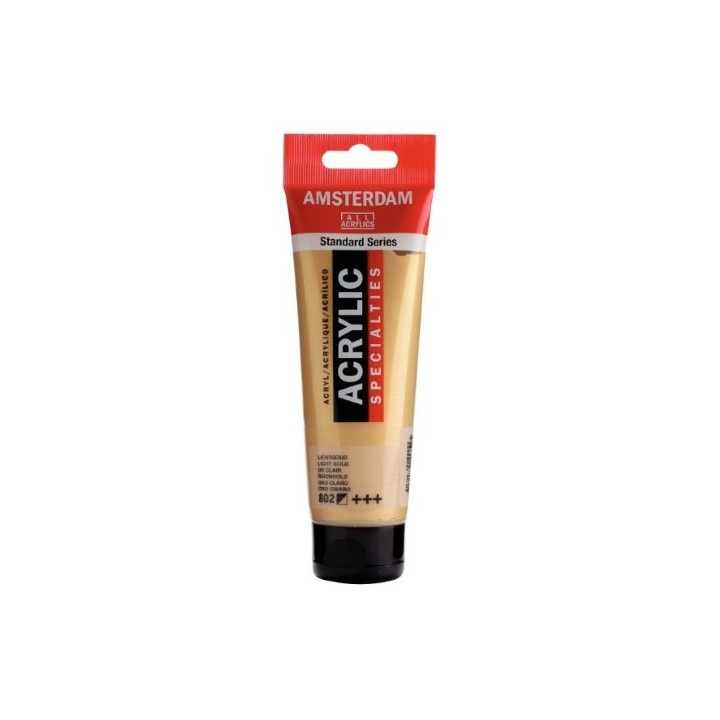 Amsterdam Acrylverf Tube 120ml Lichtgoud 802