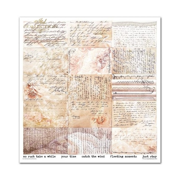 Scrapbookingpapier SLS-036 ''Ephemeral Moments''