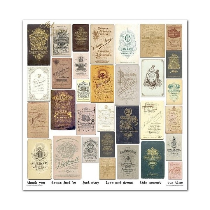 Scrapbookingpapier SLS-036 ''Ephemeral Moments''