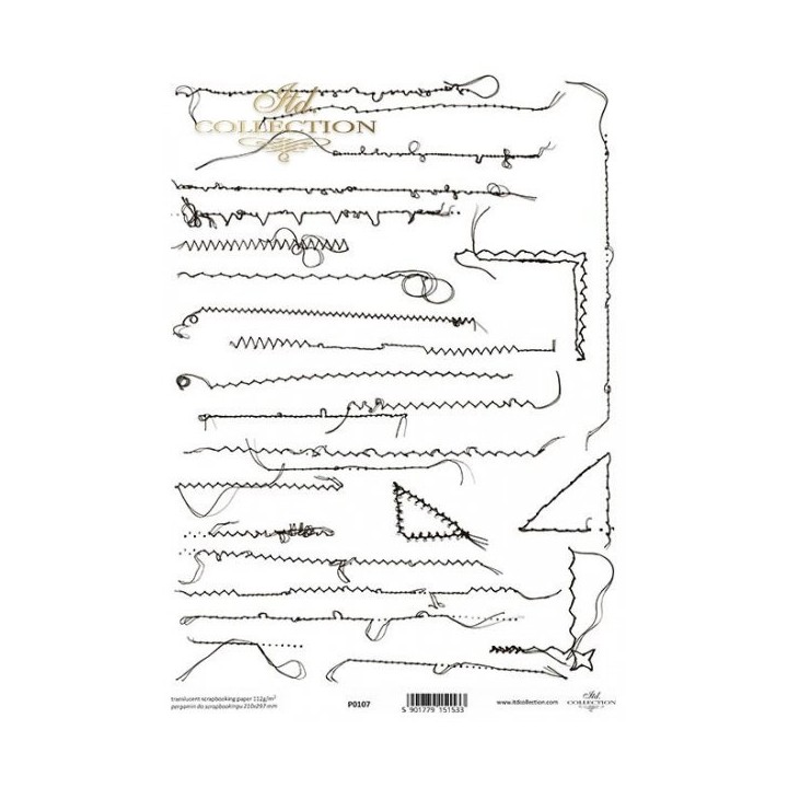 Translucent scrapbookpapier P0107