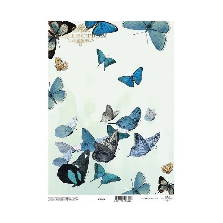 Translucent scrapbookpapier P0109