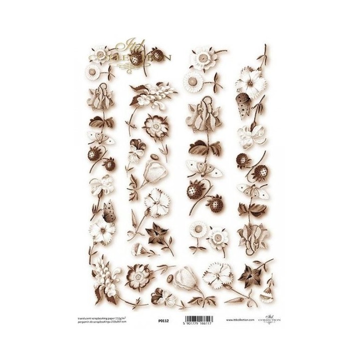 Translucent scrapbookingpapier P0112