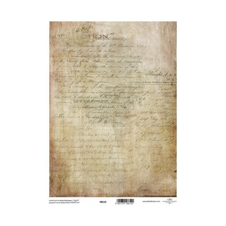 Translucent scrapbookingpapier P0113