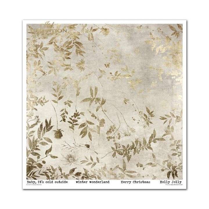 Scrapbookingpapier SLS-037 ''Victoriaanse Kerst''