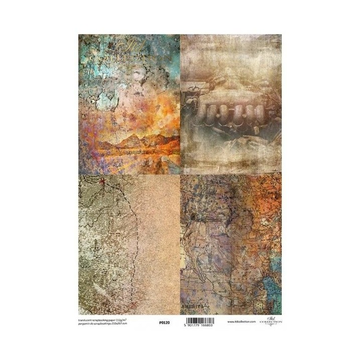 Translucent scrapbookpapier P0120