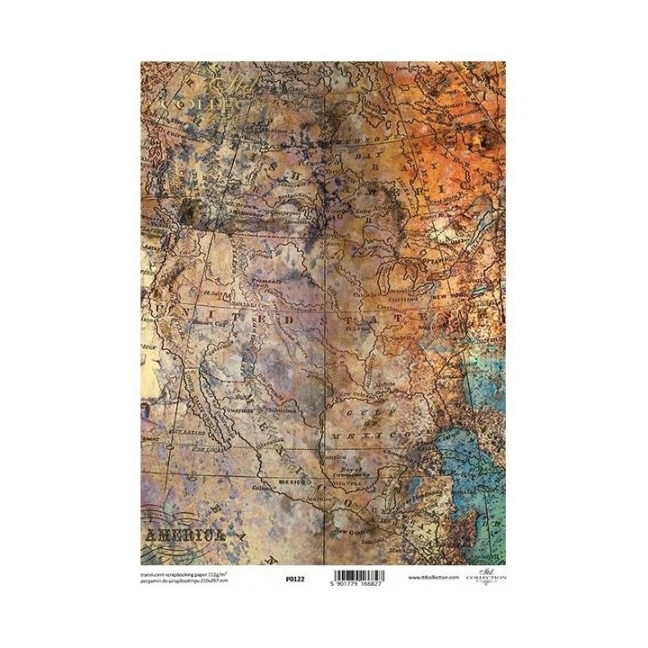 Translucent scrapbookingpapier P0122