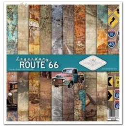 Scrapbookingpapier SLS-038 ''Legendary Route 66''