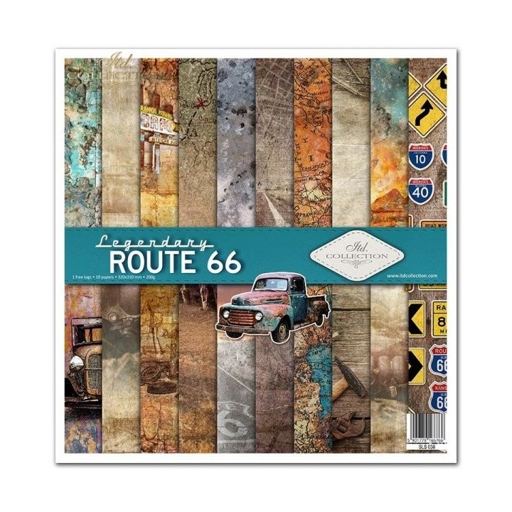 Scrapbookingpapier SLS-038 ''Legendary Route 66''