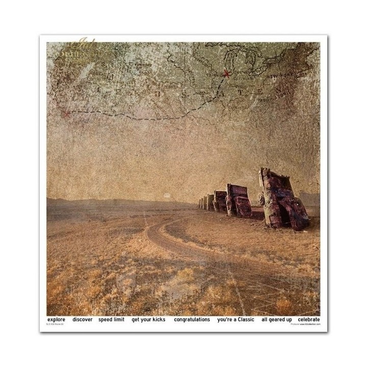 Scrapbookingpapier SLS-038 ''Legendary Route 66''