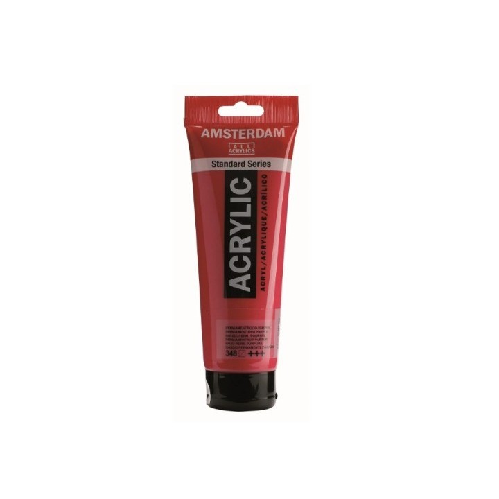 Amsterdam Acrylverf Tube 120ml Permanentrood Purper 348
