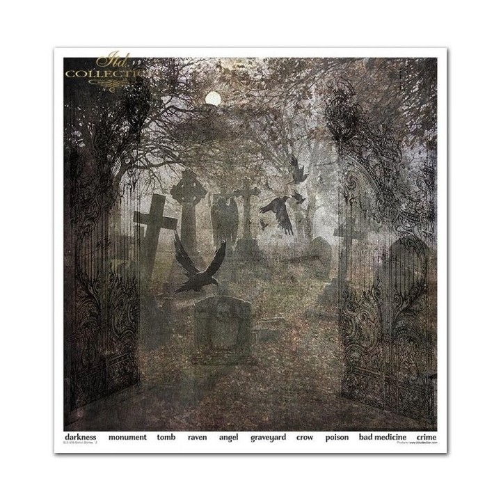 Scrapbookingpapier SLS-039 ''Gothic Stories''