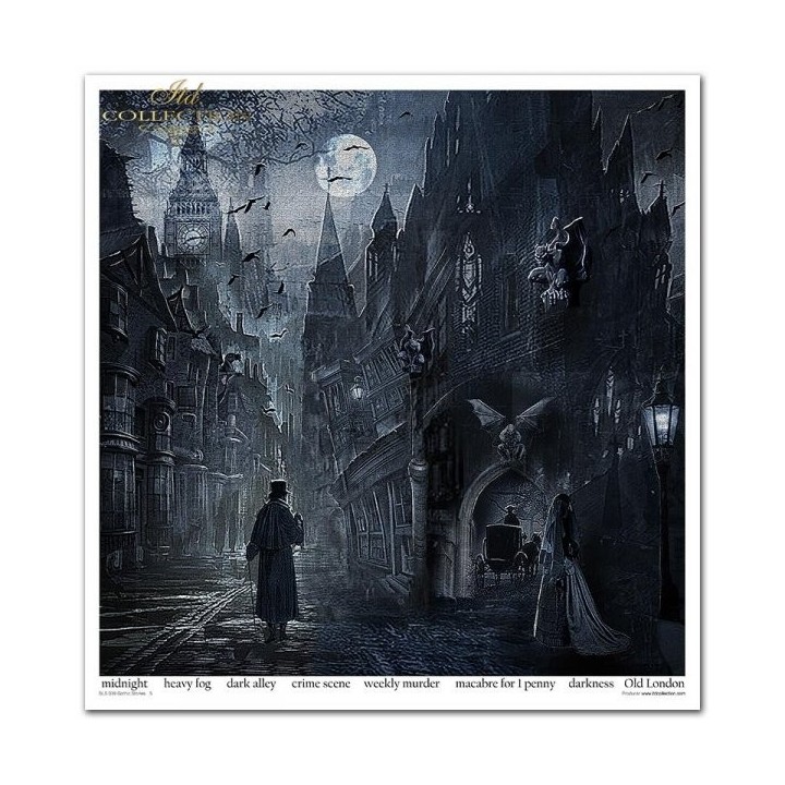 Scrapbookingpapier SLS-039 ''Gothic Stories''