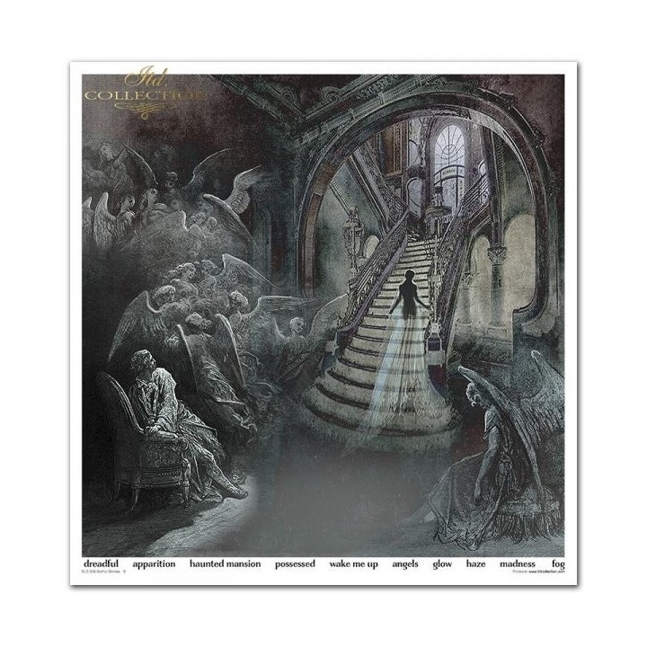 Scrapbookingpapier SLS-039 ''Gothic Stories''