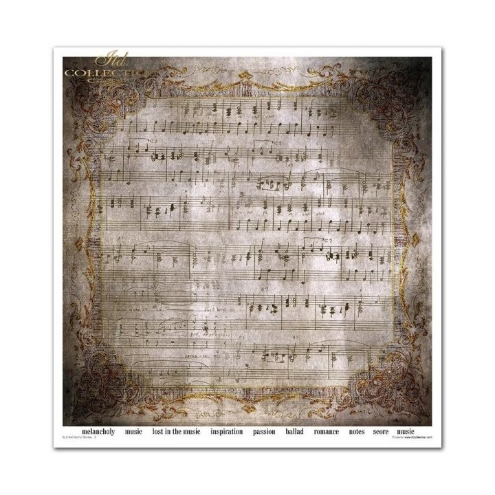Scrapbookingpapier SLS-040 ''Gothic Stories 2''
