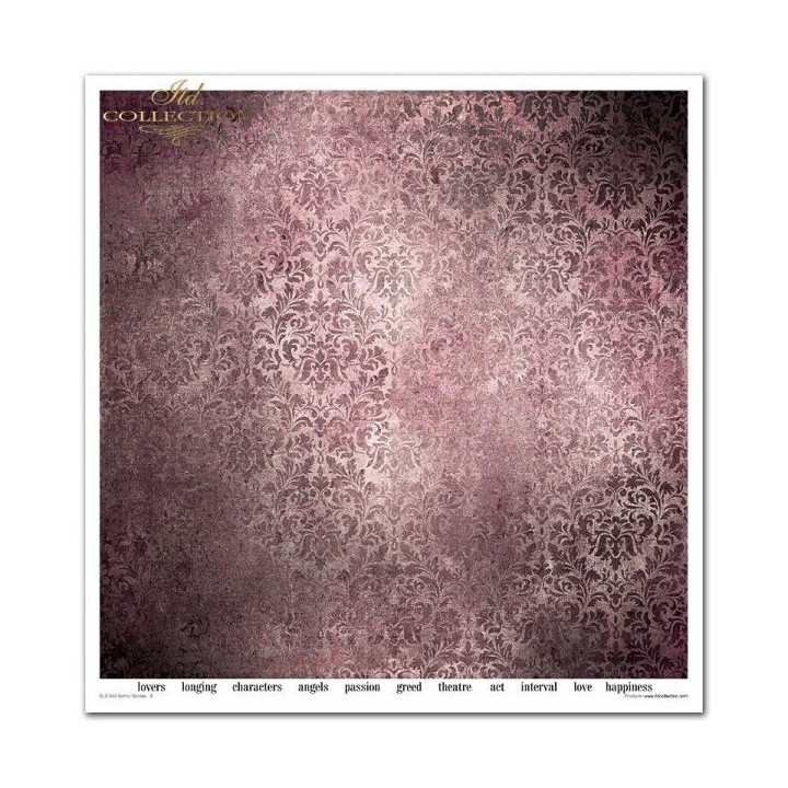 Scrapbookingpapier SLS-040 ''Gothic Stories 2''