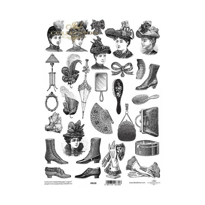 Translucent scrapbookingpapier P0128