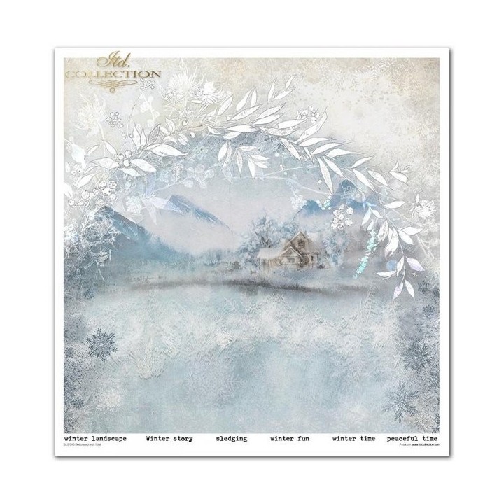 Scrapbookingpapier SLS-043 ''Decorated with Frost''