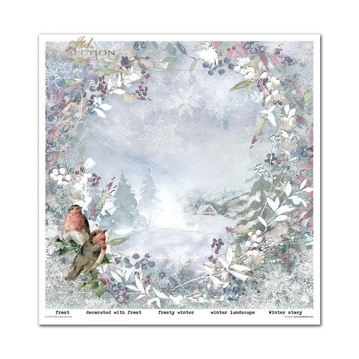 Scrapbookingpapier SLS-043 ''Decorated with Frost''