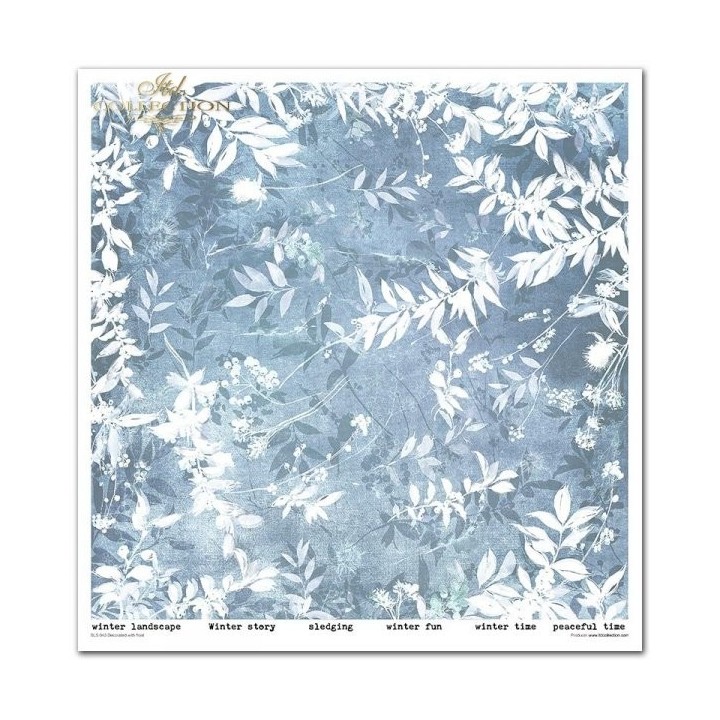 Scrapbookingpapier SLS-043 ''Decorated with Frost''