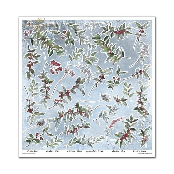 Scrapbookingpapier SLS-043 ''Decorated with Frost''