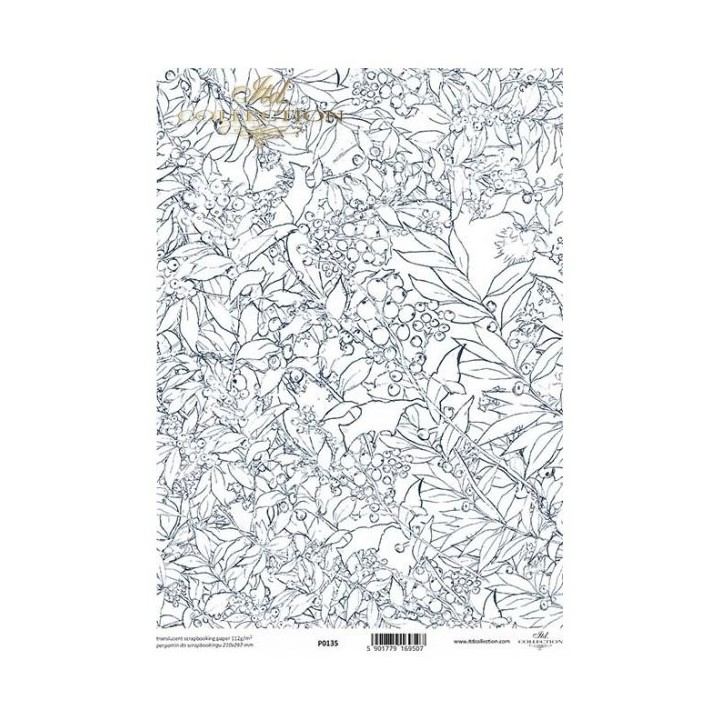 Translucent scrapbookpapier P0135