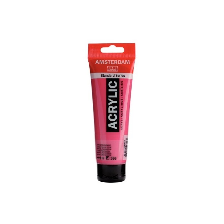 Amsterdam Acrylverf Tube 120ml Quinacridoneroze 366