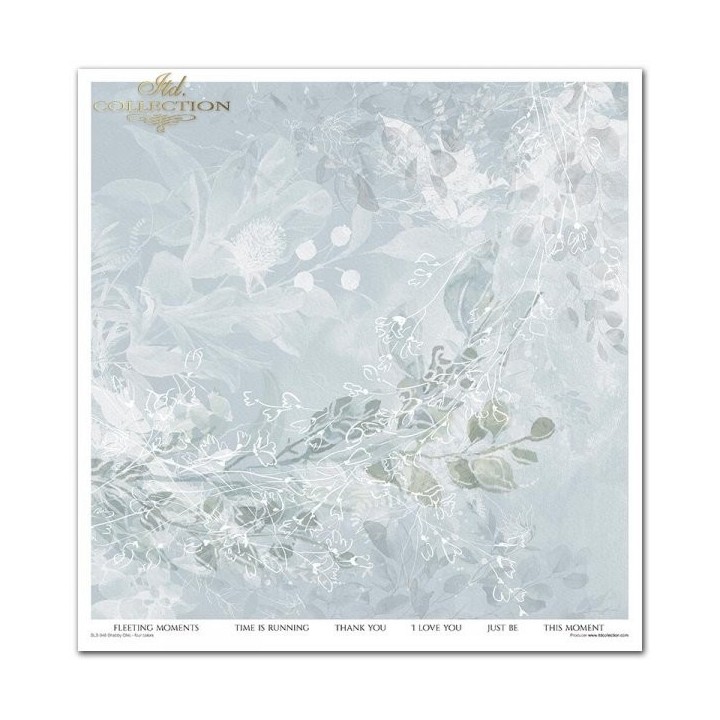 Scrapbookingpapier SLS-046 ''Shabby Chic - vier kleuren''