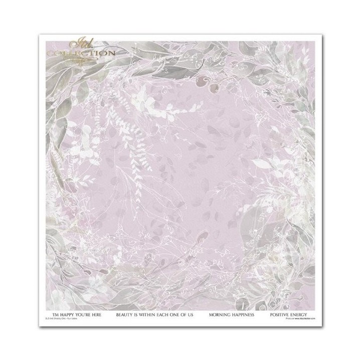 Scrapbookingpapier SLS-046 ''Shabby Chic - vier kleuren''
