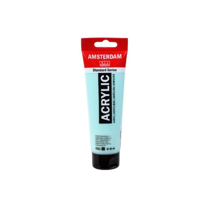 Amsterdam Acrylverf Tube 120ml Turkooisgroen Licht 660
