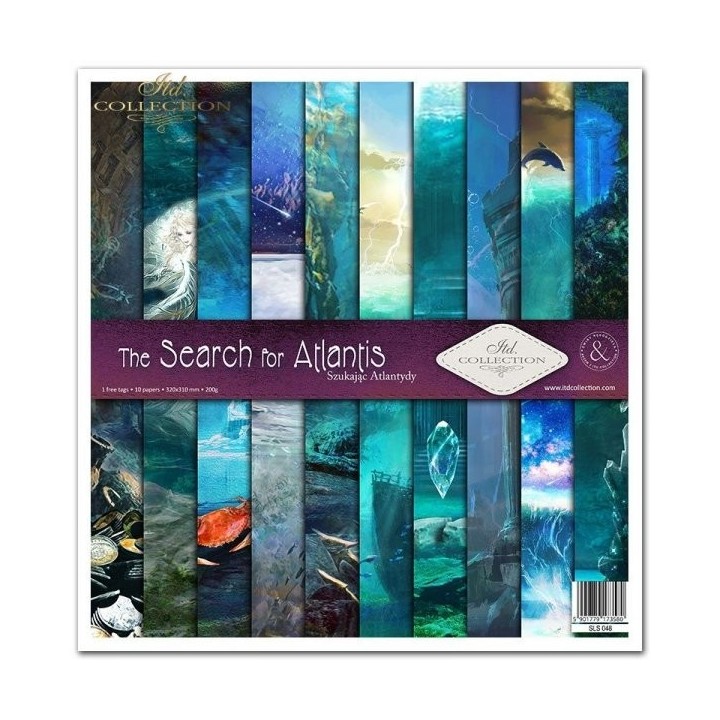 Scrapbookingpapier SLS-048 ''De zoektocht naar Atlantis''