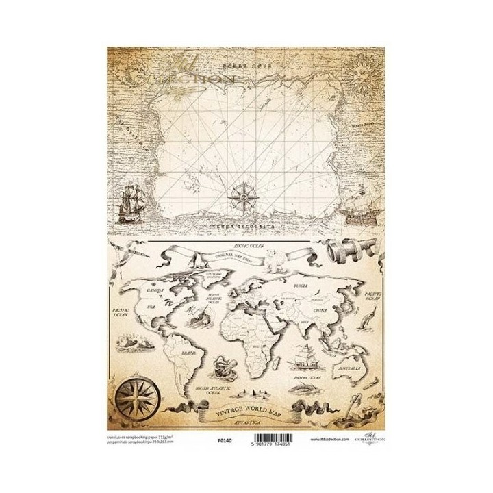 Translucent scrapbookpapier P0140