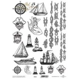 Translucent scrapbookingpapier P0142