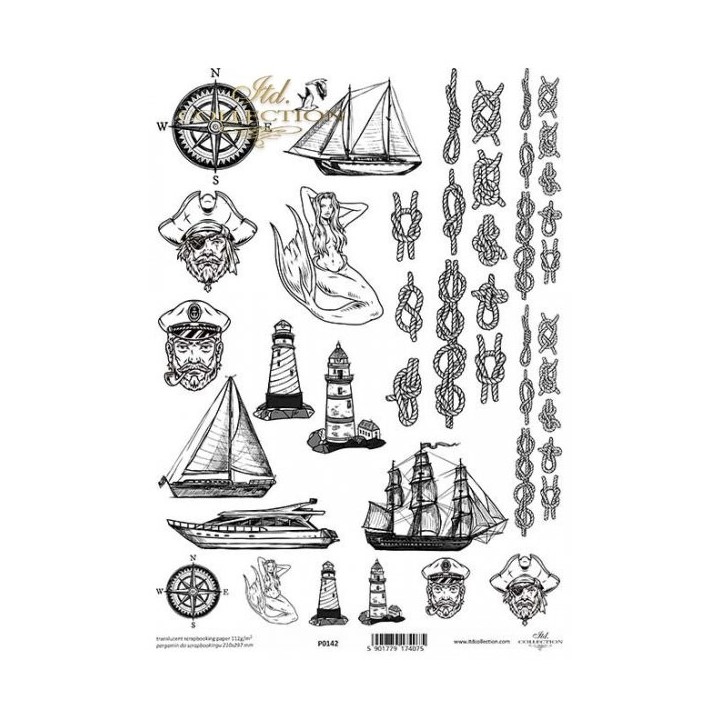 Translucent scrapbookingpapier P0142