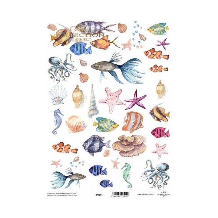 Translucent scrapbookingpapier P0144