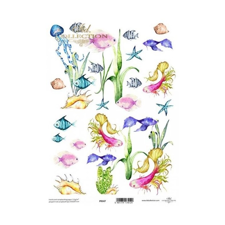 Translucent scrapbookingpapier P0147