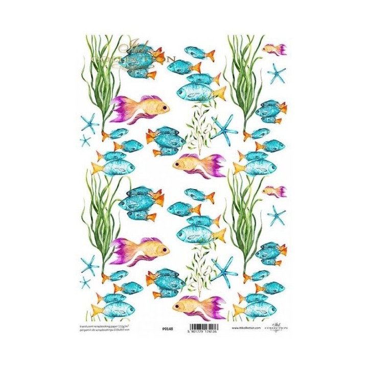 Translucent scrapbookingpapier P0148