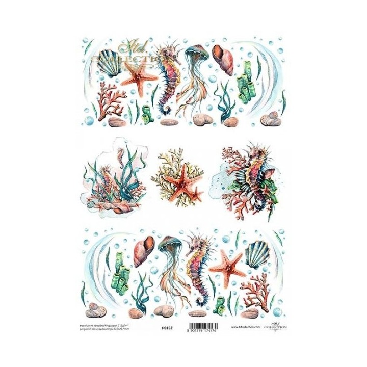 Translucent scrapbookingpapier P0152