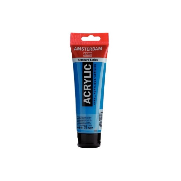 Amsterdam Acrylverf Tube 120ml Mangaanblauw Phtalo 582
