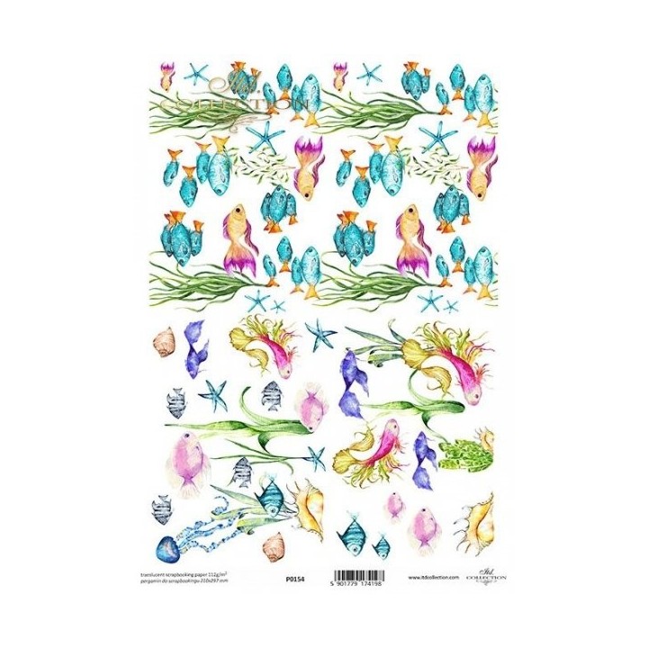 Translucent scrapbookingpapier P0154