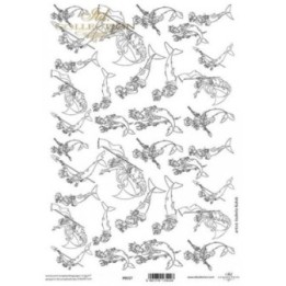 Translucent scrapbookpapier P0157
